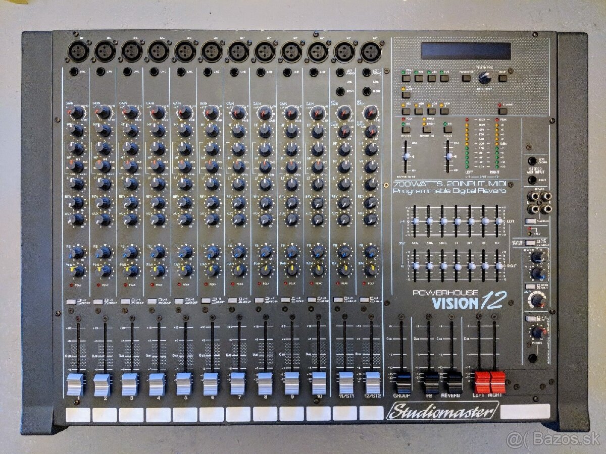 Predám Studiomaster Powerhouse Vision 908