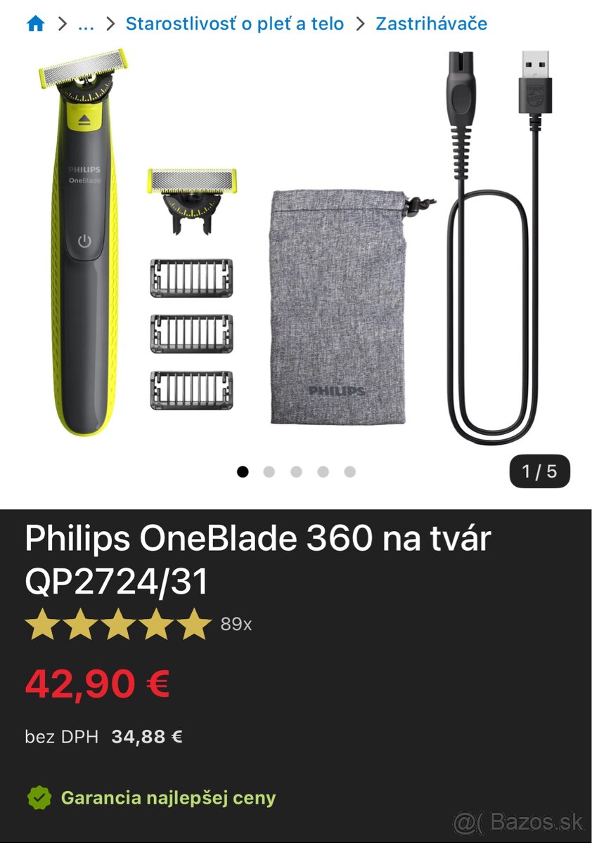 Philips OneBlade 360 QP2724/31 NOVÝ
