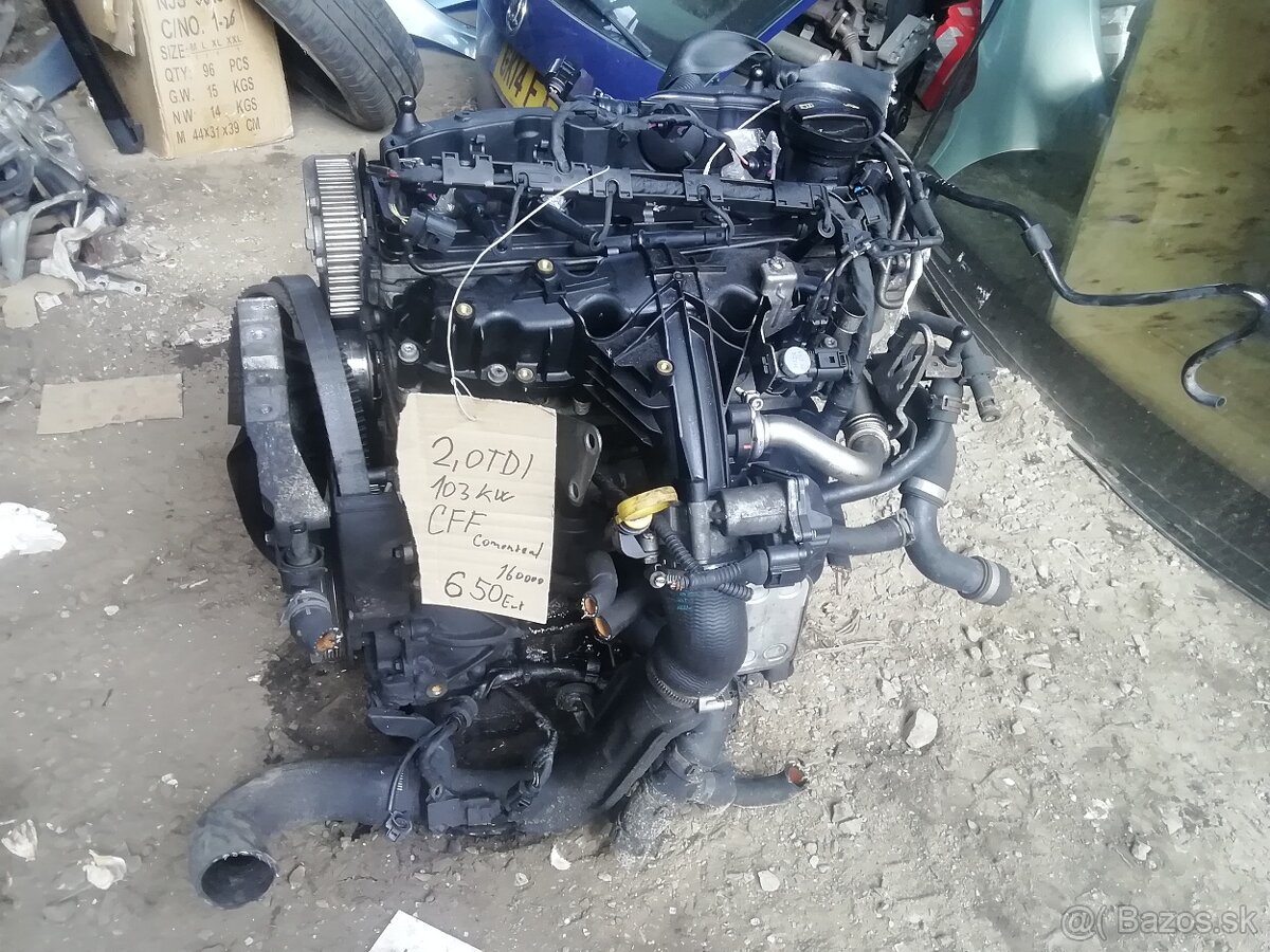 Motor 2,0 tdi 103 kW comonreal CFF volkswagen group