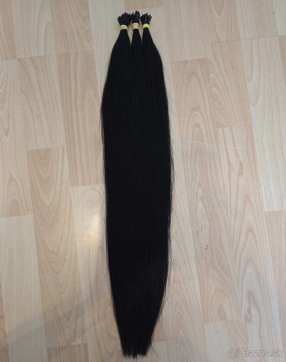 Ruské panenské vlasy 57cm