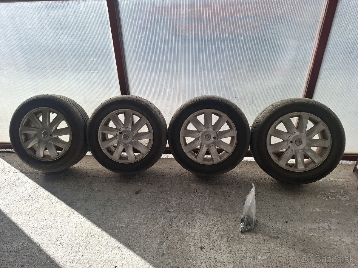 Alu s Letnými pn 205/60 R 16 Renault Scenic