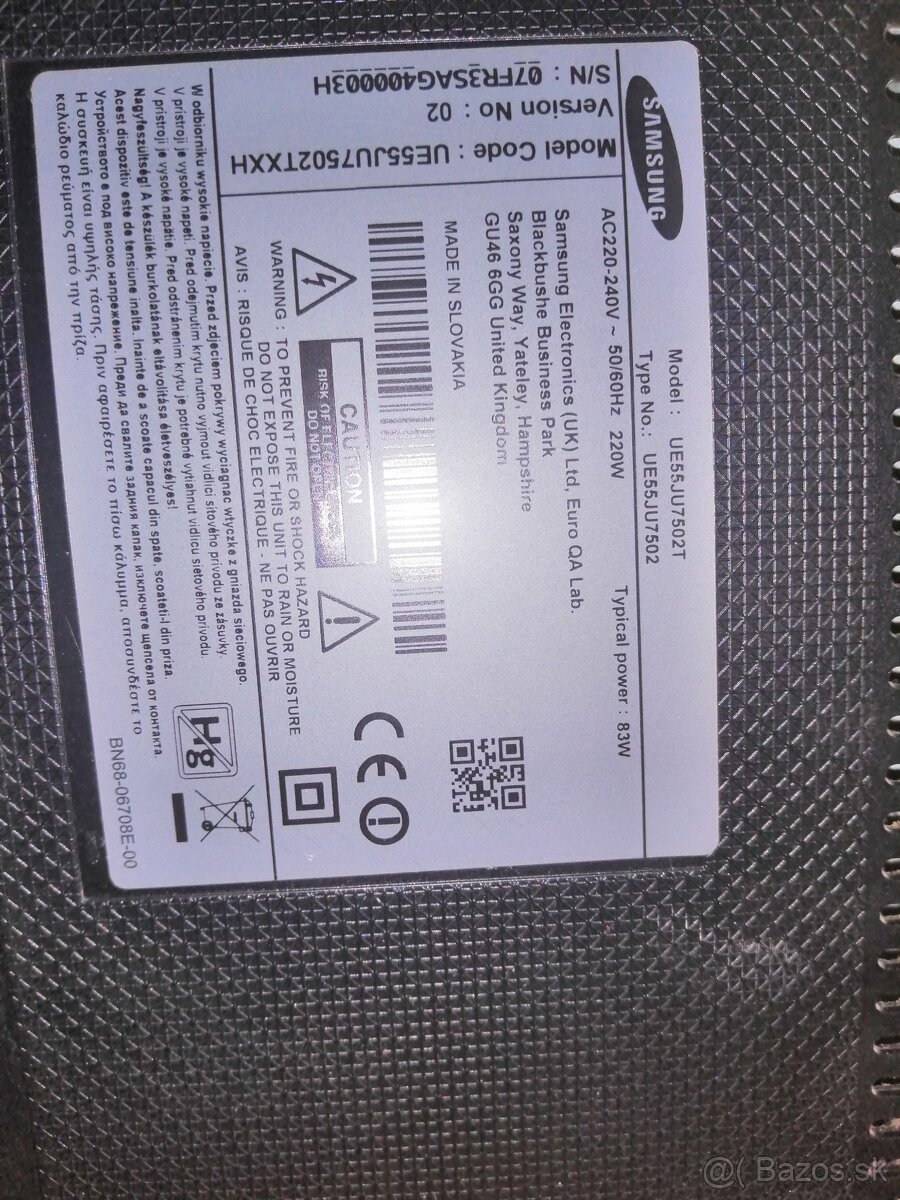 Samsung UE55JU7502T Samsung UE65TU7172U LG32LB561U