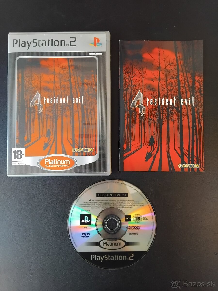 Hra pre PS2 - Resident Evil 4 (Platinum)