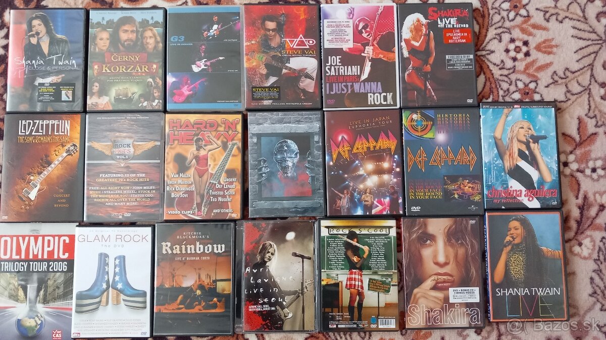 predám hudobné DVD