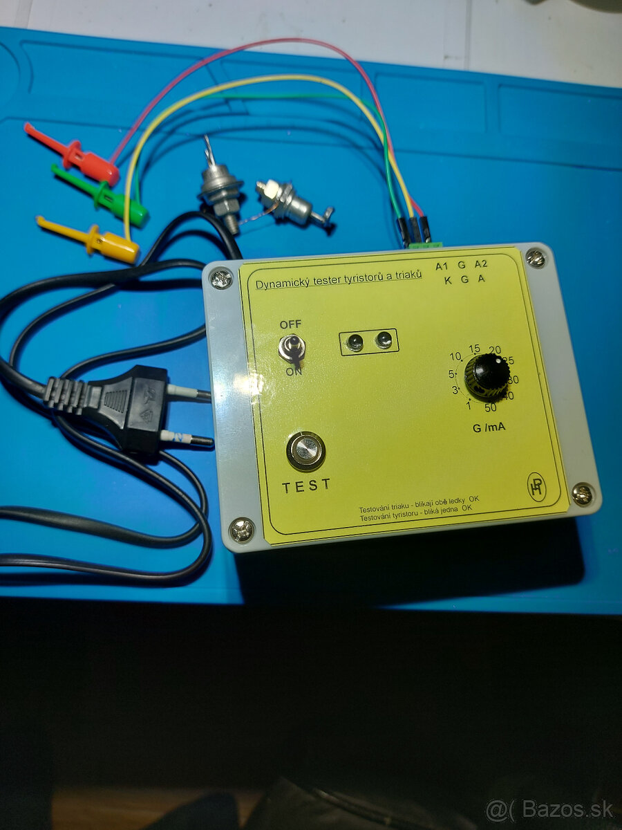 Dynamický tester triaků a tyristorů