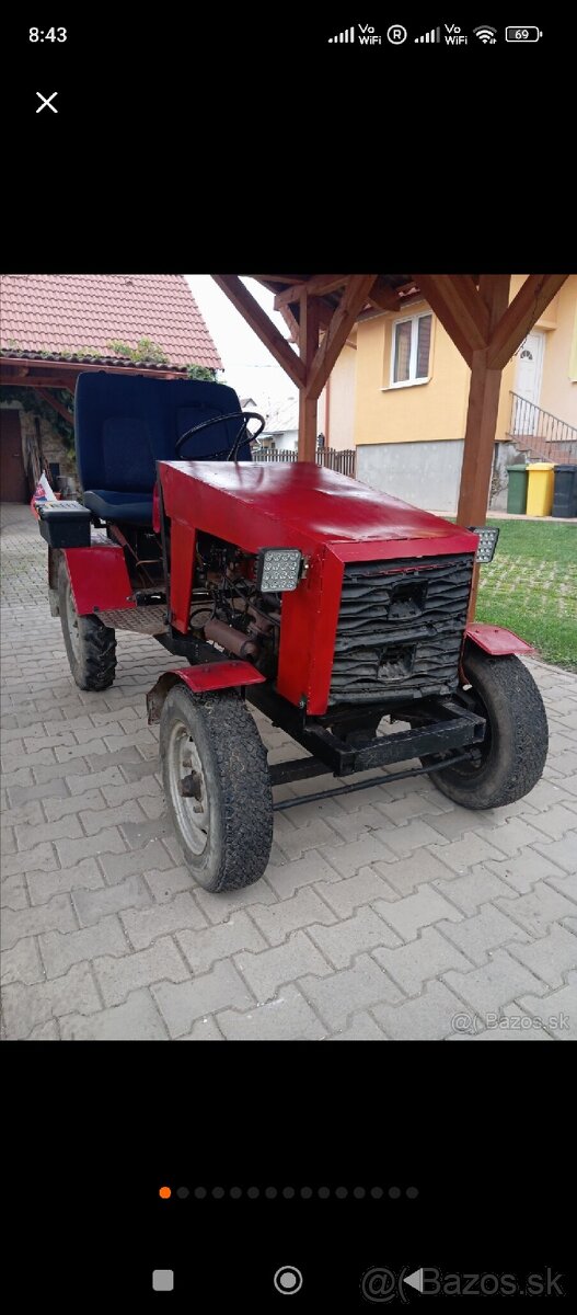 Malotraktor/bugina domácej výroby