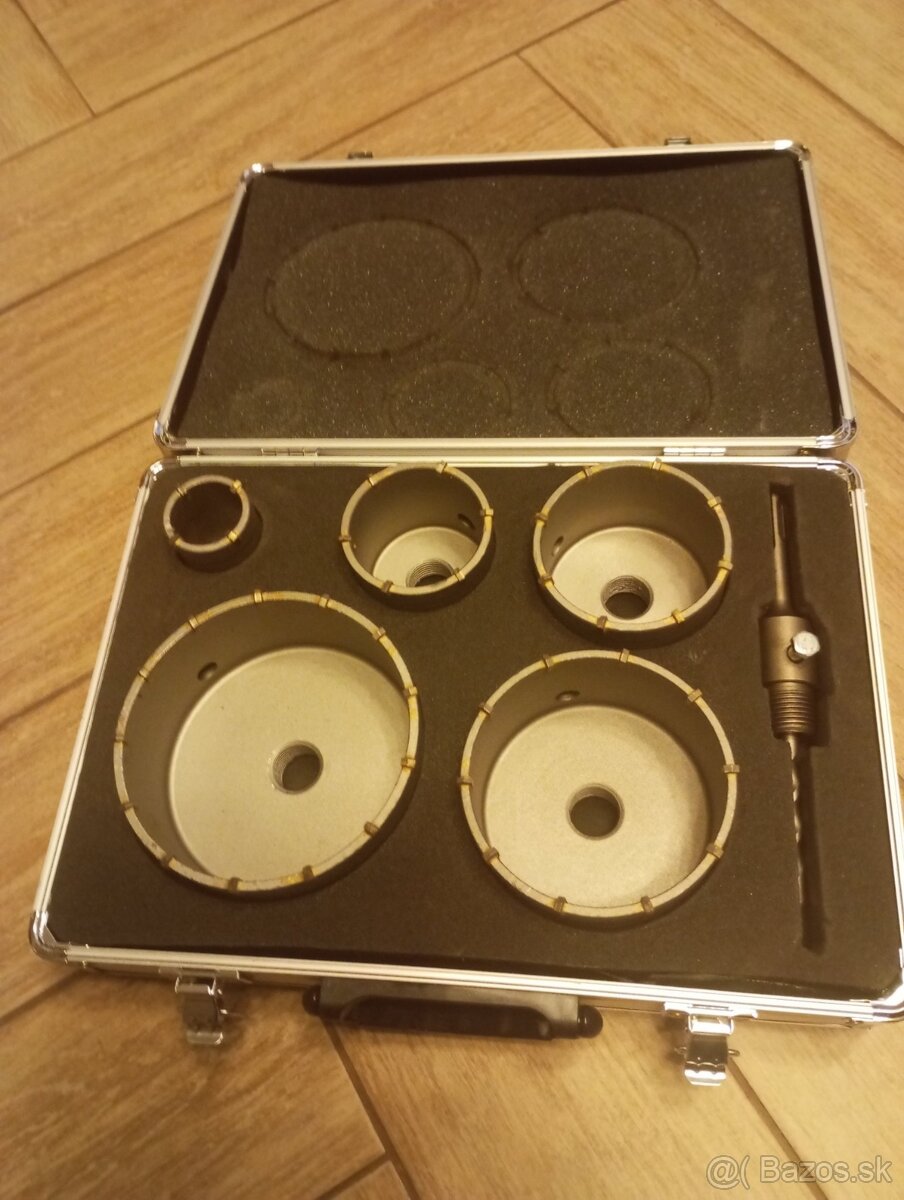 Sada vykružovakov do betónu SDS vrtacie korunky 30-100mm