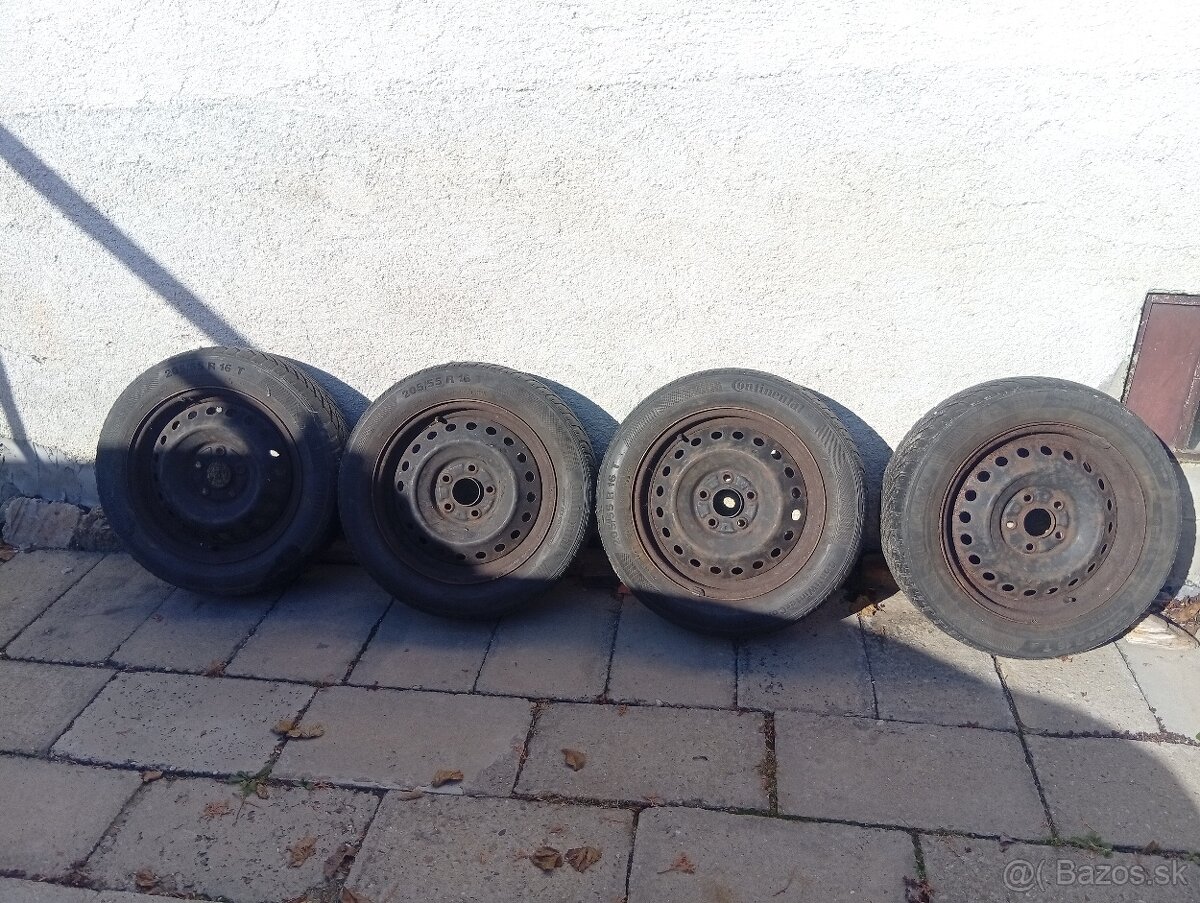 Predám plechové disky 5x114,3 R16