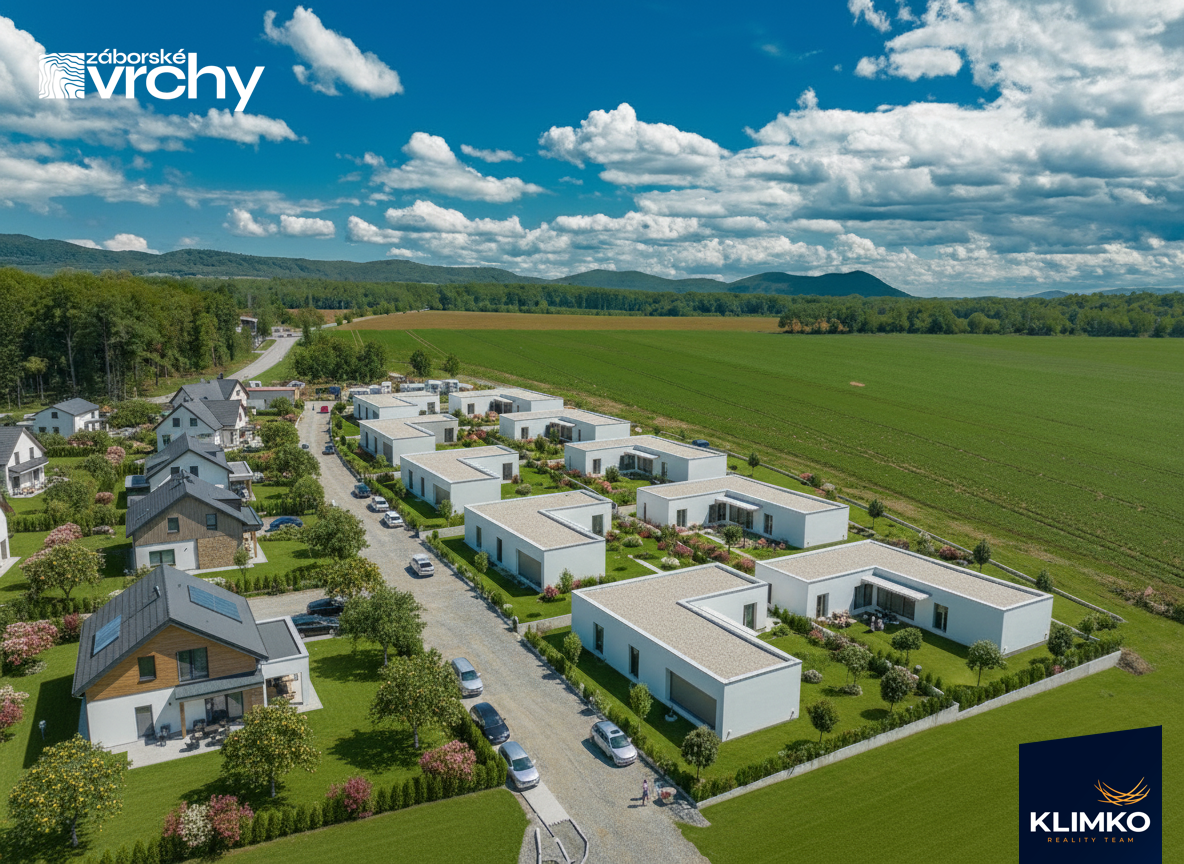 ZÁBORSKÉ – NOVOSTAVBY RODINNÝCH DOMOV LEN 2 KM OD PREŠOVA