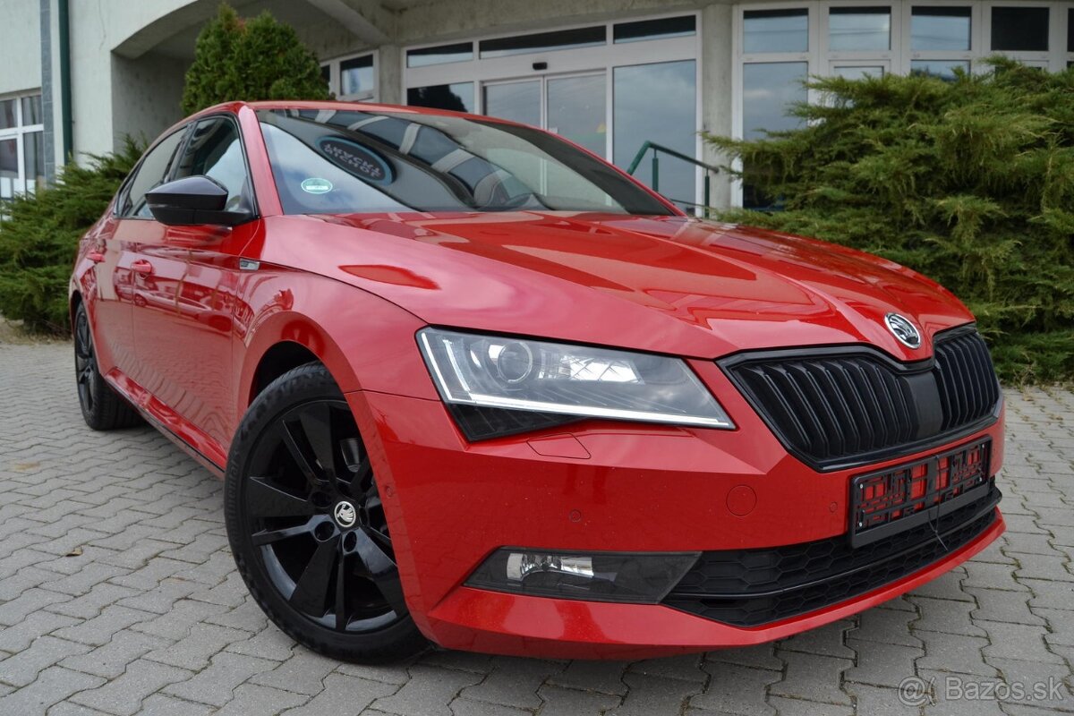 ŠKODA SUPERB III 2.0 TDI SPORTLINE, ELEKTRÓNY R18, BIXENÓNY
