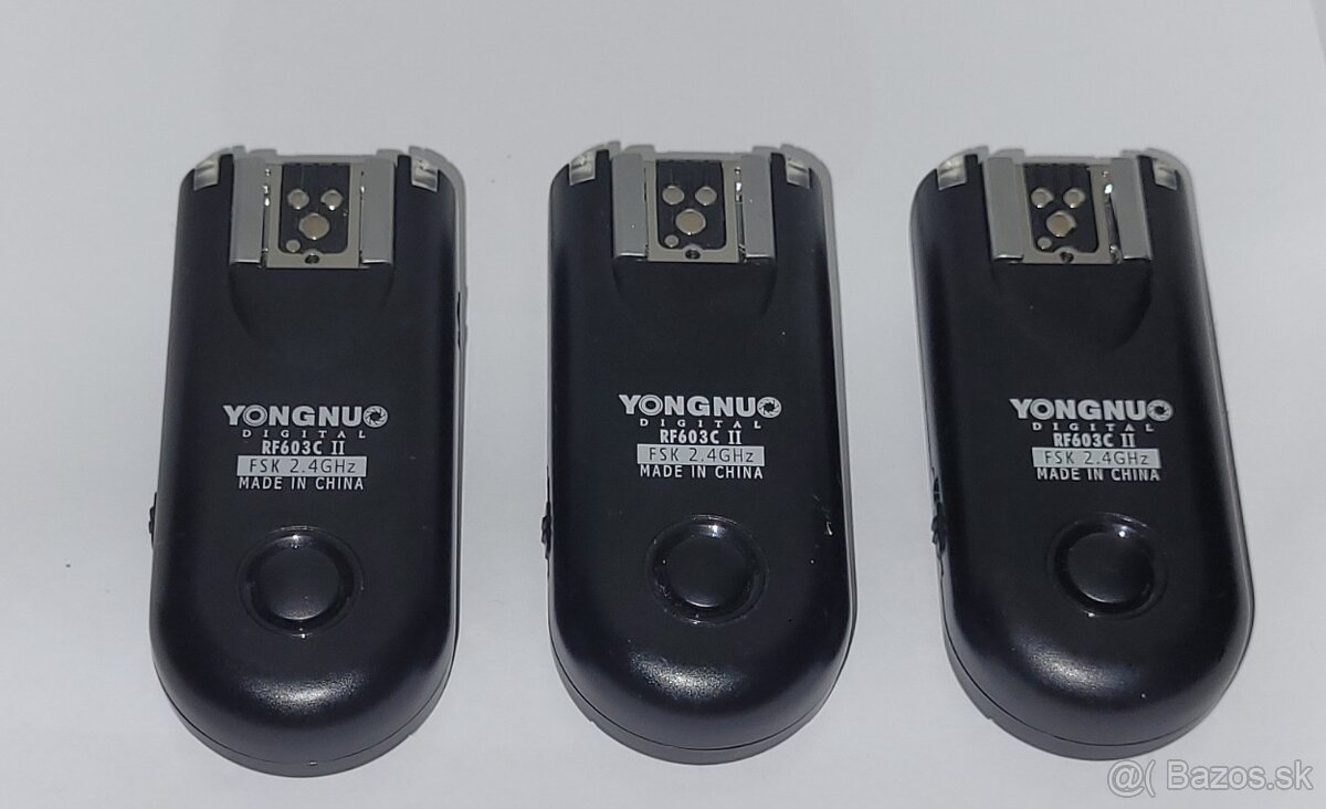 Odpalovac bleskov Yongnuo RF603C II pre CANON (2ks)