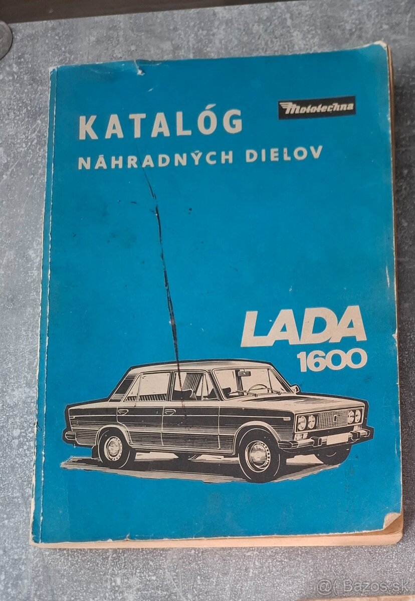 Kniha,katalóg lada 1600