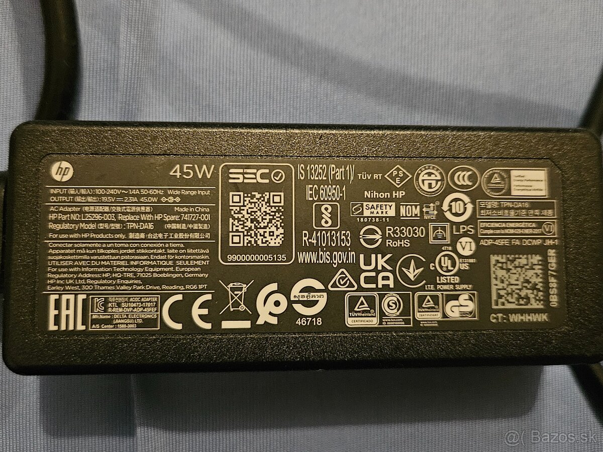 Adaptér HP Pavilion 45W