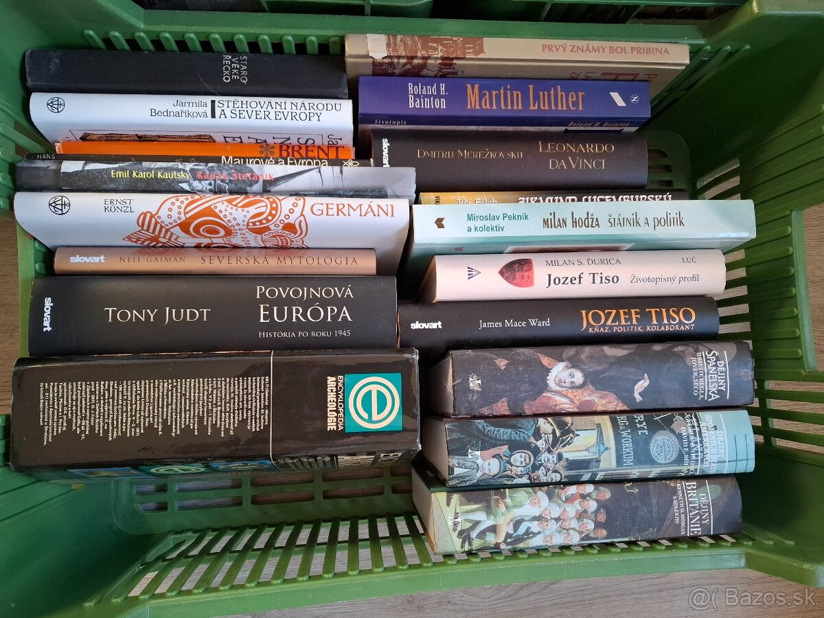 Predám odborné knihy z histórie a životopisy