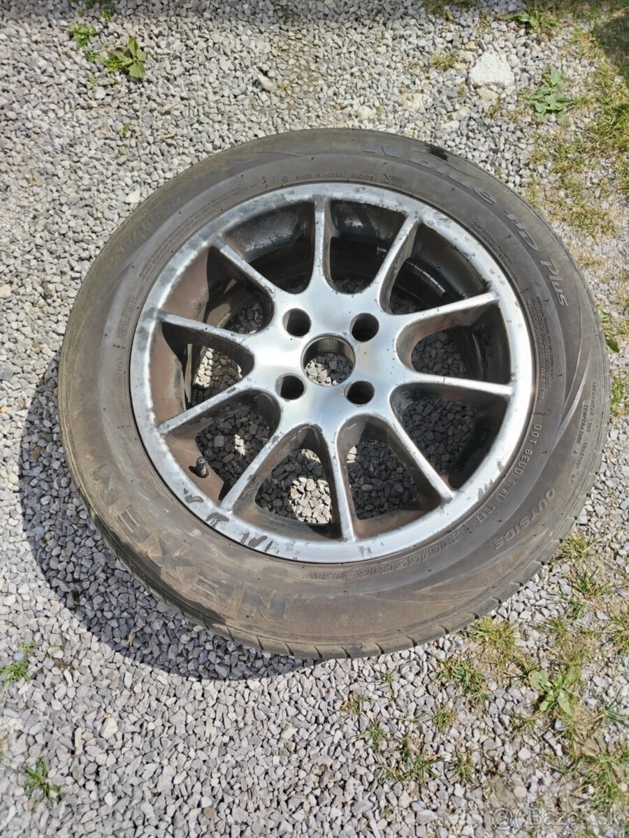 Letné pneumatiky s diskami 215/55/R16