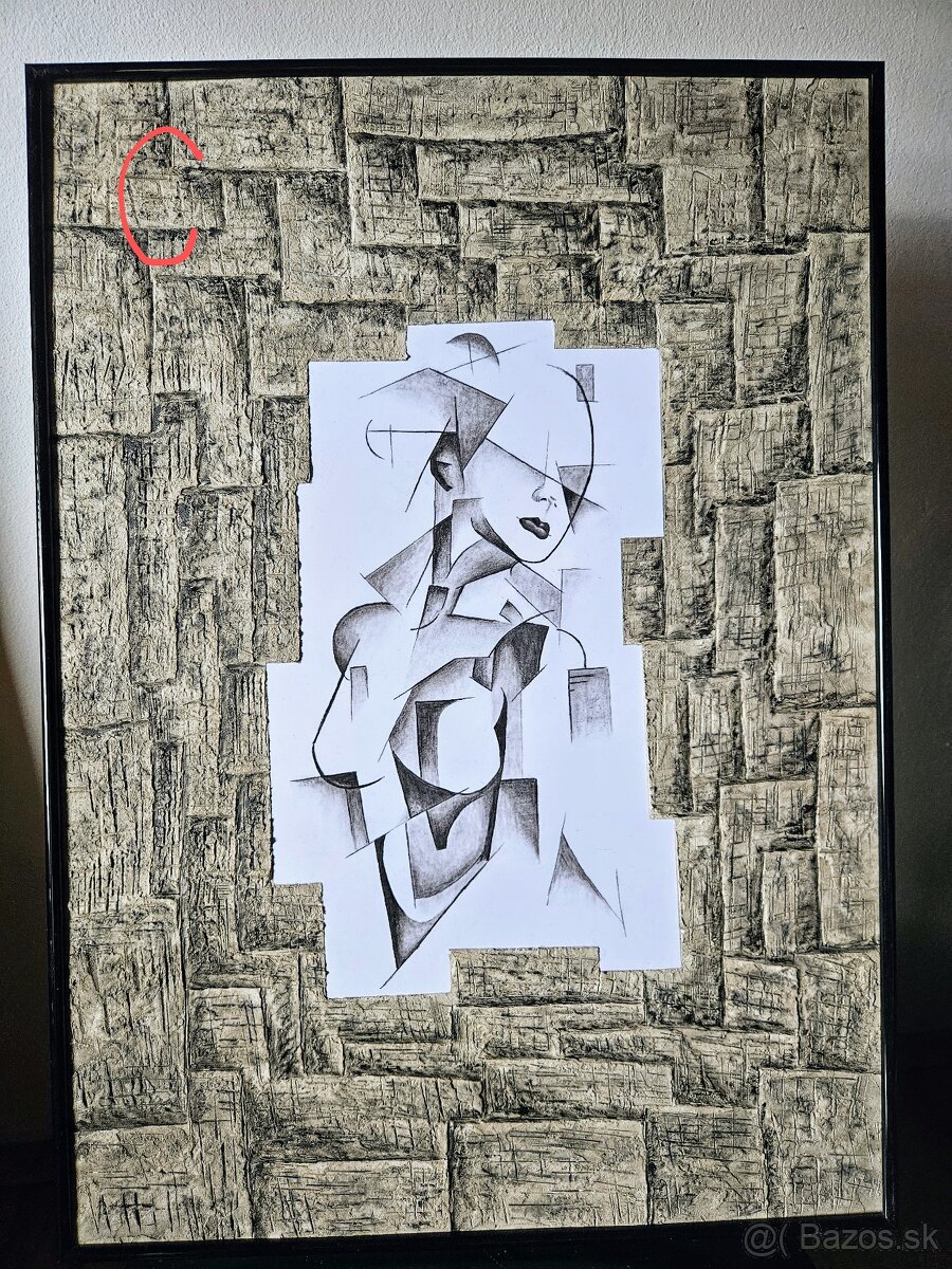 Štrukturálne akrylové obrazy