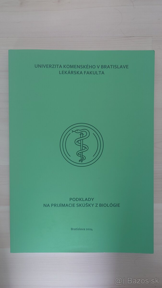 Podklady na prijímacie skúšky na LF UK Bratislava