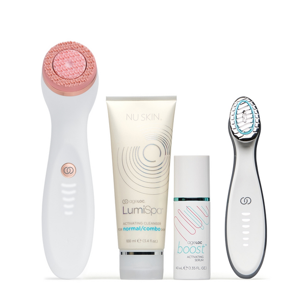 MEGA AKCIA NuSkin sada ageLOC Lumispa iO Rose Gold+Boost-60%