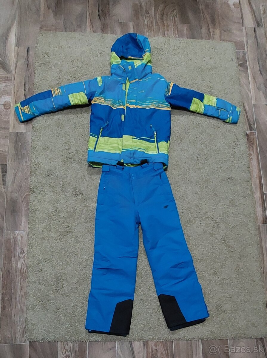 Lyžiarske chlapčenské nohavice 4F a bunda Quicksilver