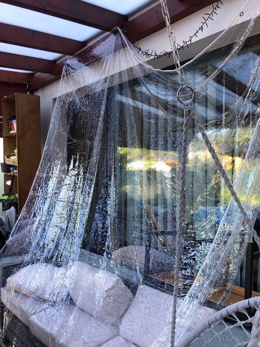PVC priehľadná fólia, plachta 6x3m
