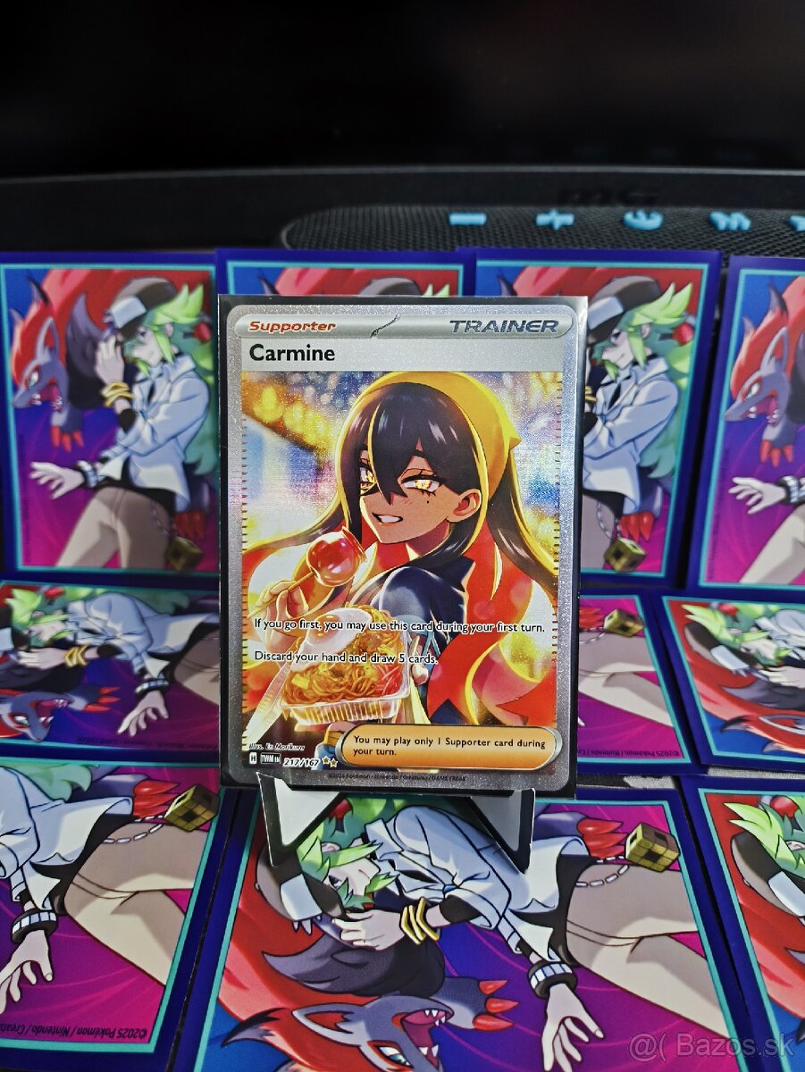 Carmine Vzacna Pokemon Karta