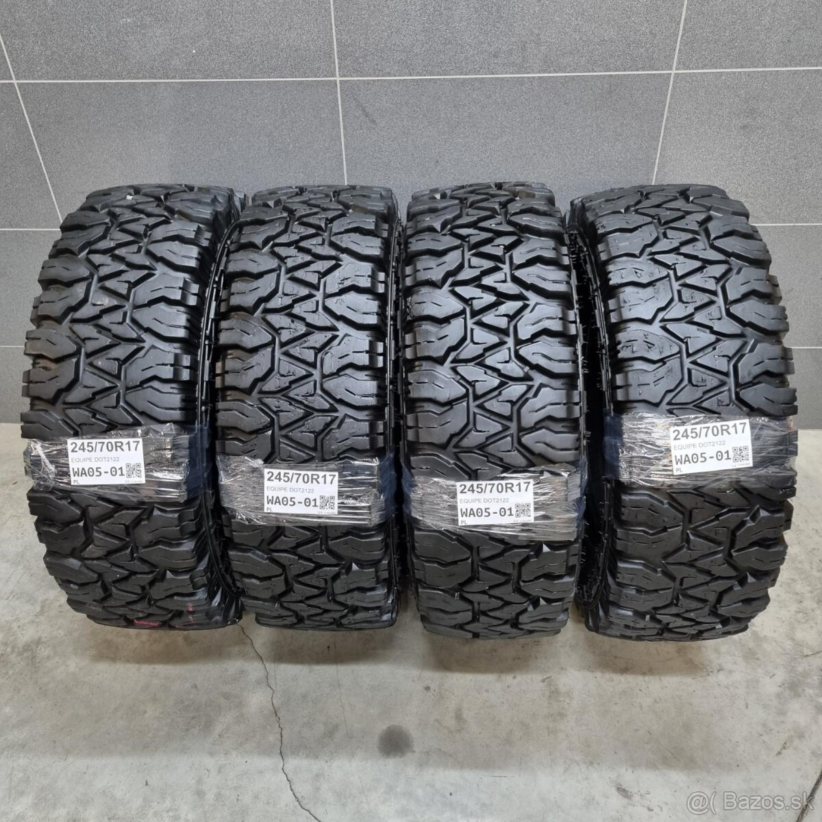 Letné offroad pneumatiky 245/70 R17 EQUIPE DOT2122