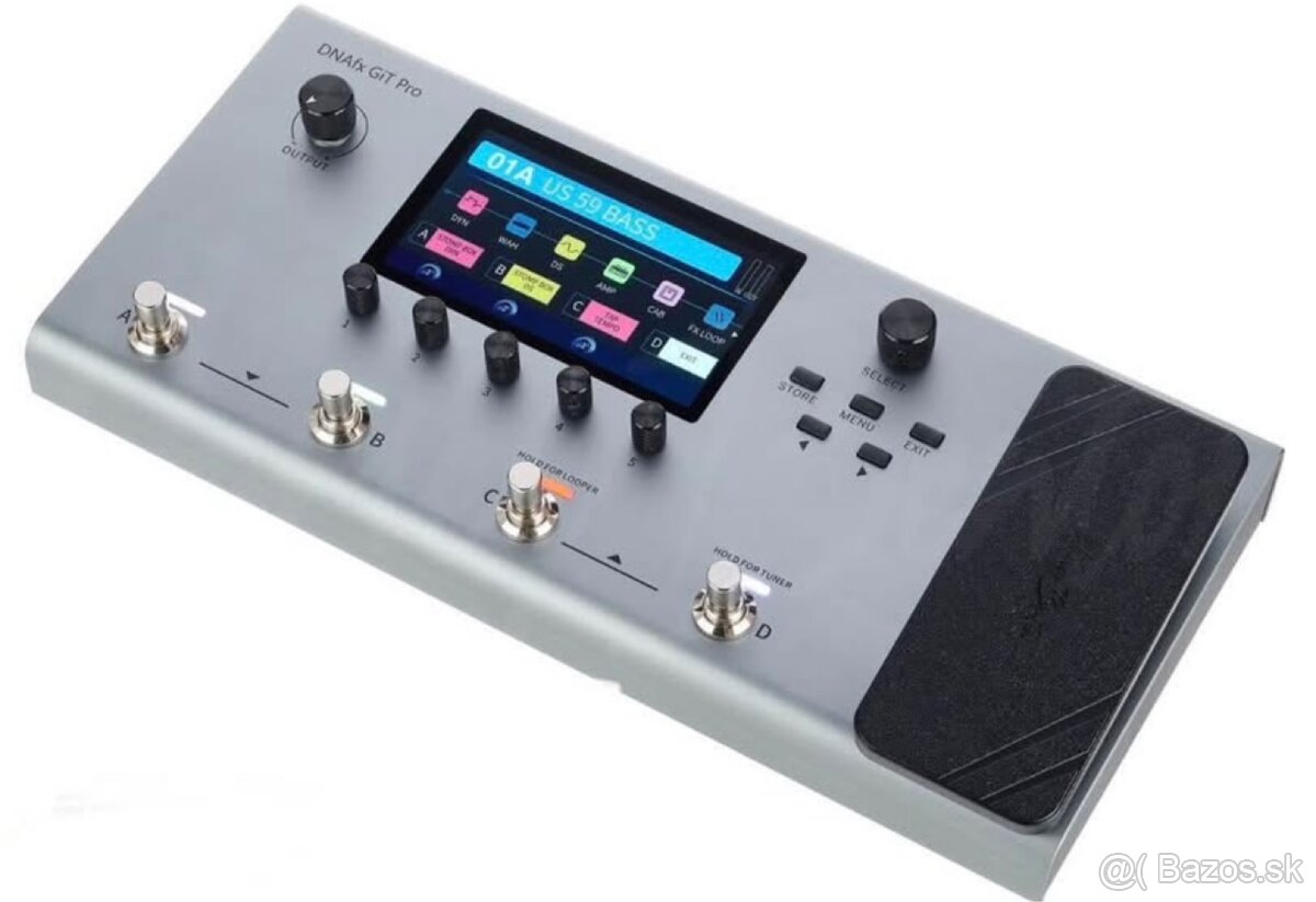 Harley Benton Donner DNAfx Git Pro – multiefekt