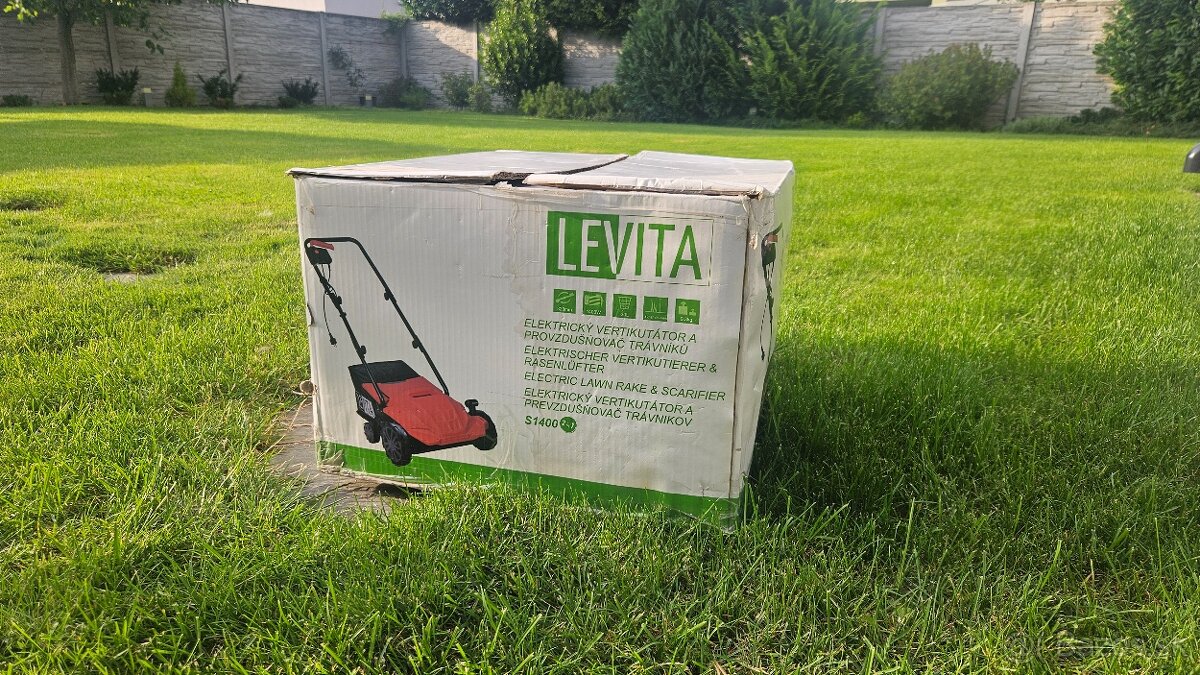 Elektrický Vertikutátor a Prevzdušňovač Trávnika LEVITA S140