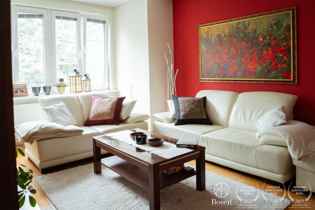 BOSEN | 4 izbový byt s krbom, centrum, zariadený, 152 m2.