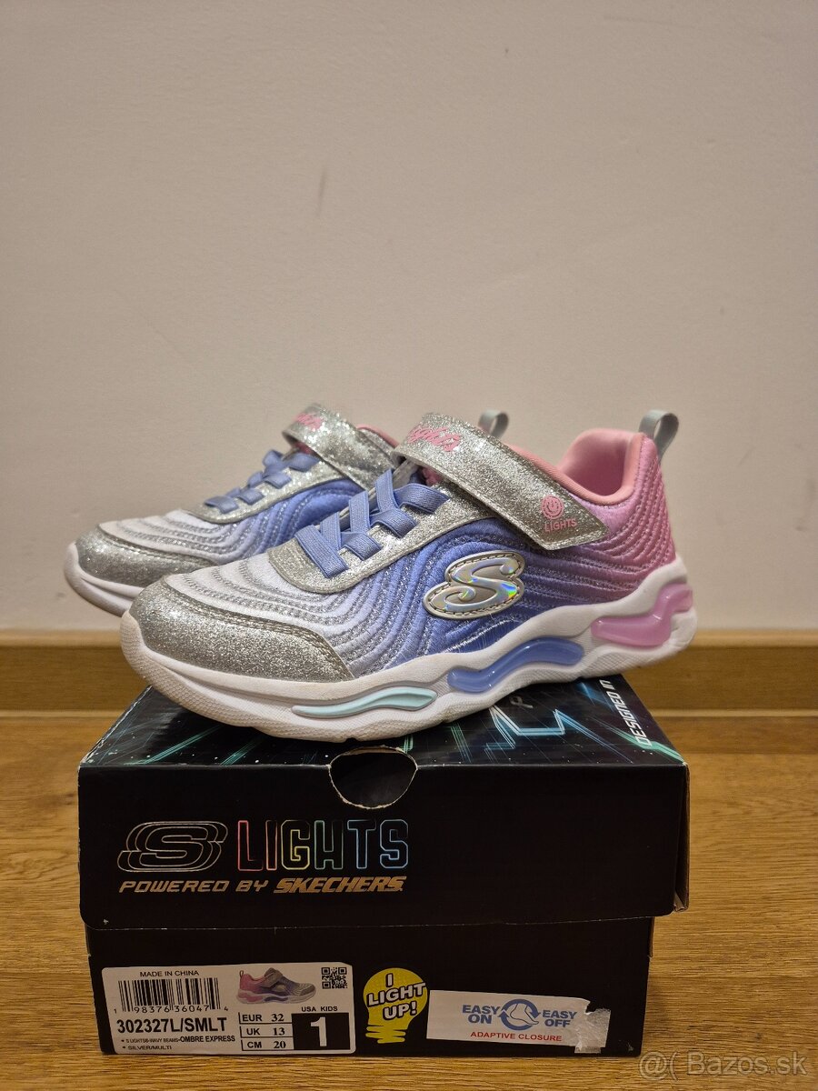Skechers lights dievčenské tenisky