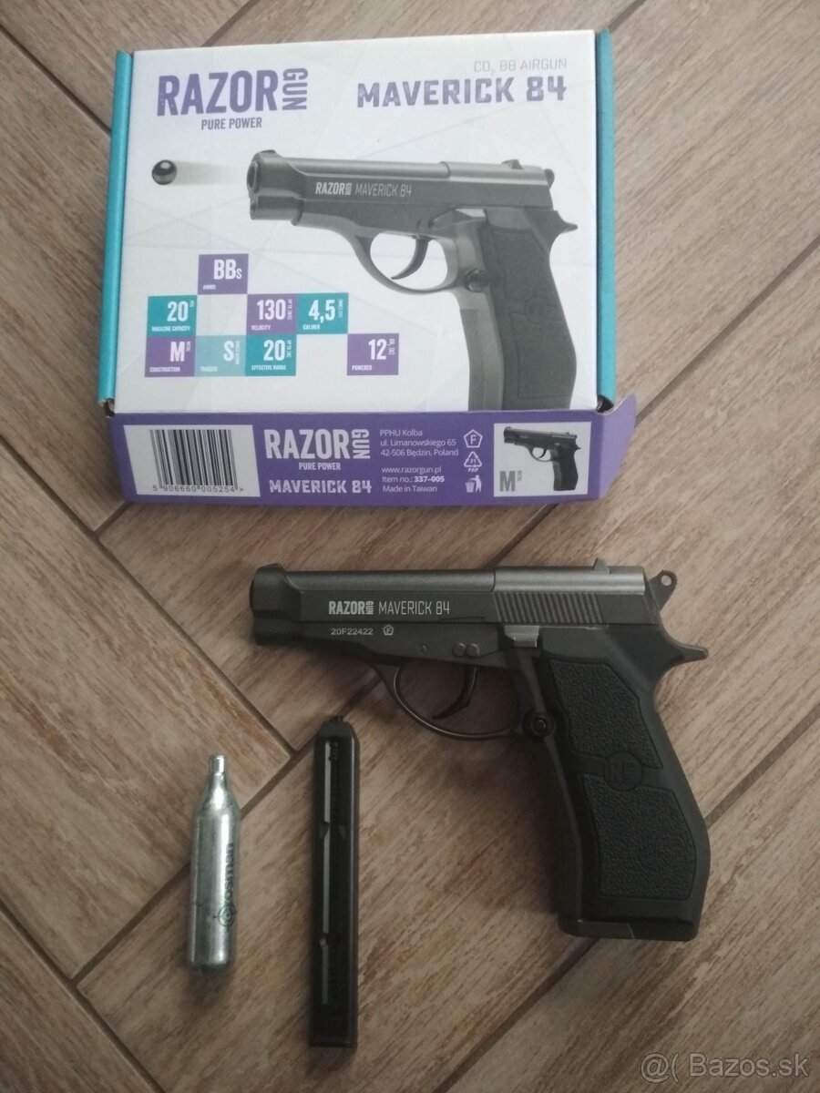 RazorGun Maverick 84 4,5mm vzduchovka na 12 g CO2 -nová