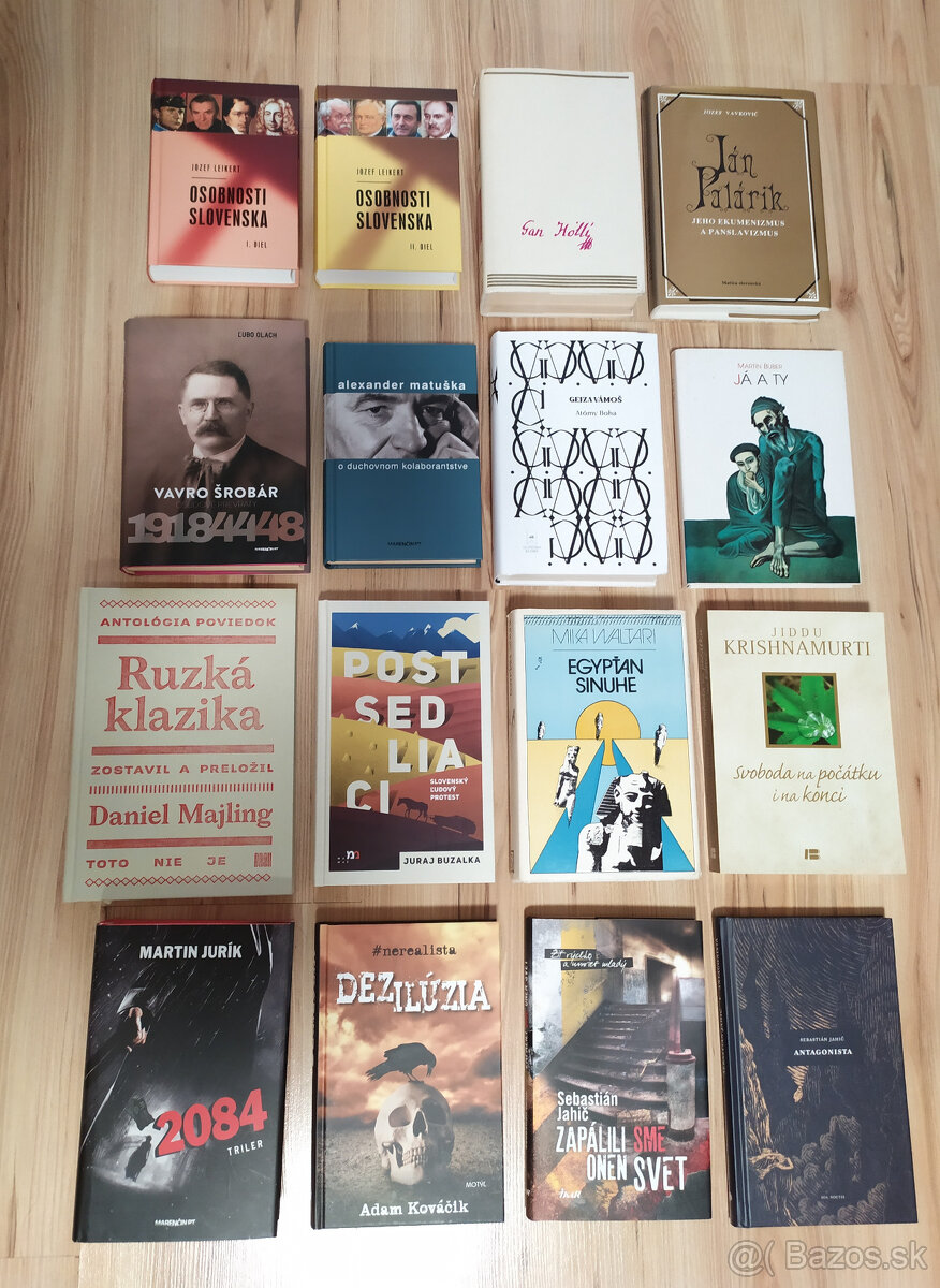 Predám knihy – rôzni autori, beletria, úvahy, biografia