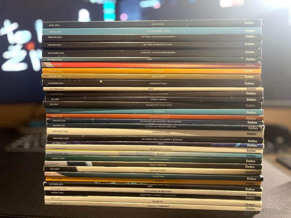 Forbes Slovensko – 34 vydaní (marec 2018 – apríl 2023)