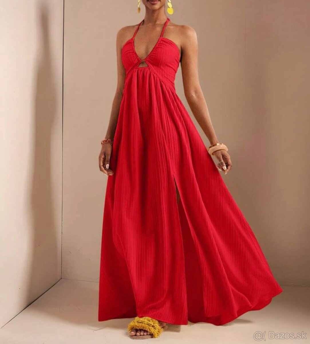 Červené letné šaty