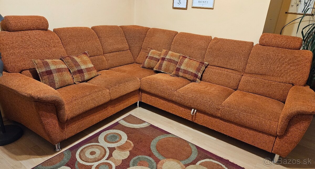 Rohový gauč s kreslom