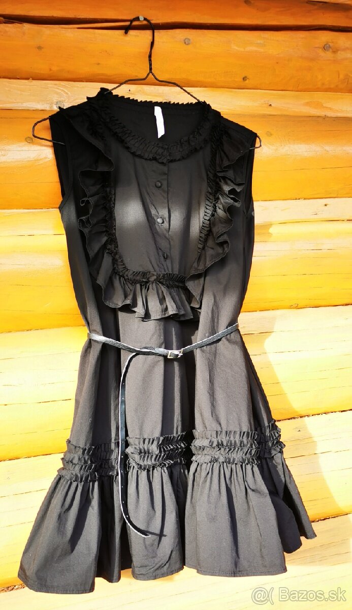 Dámske čierne šaty IMPERIAL - veľ. XS