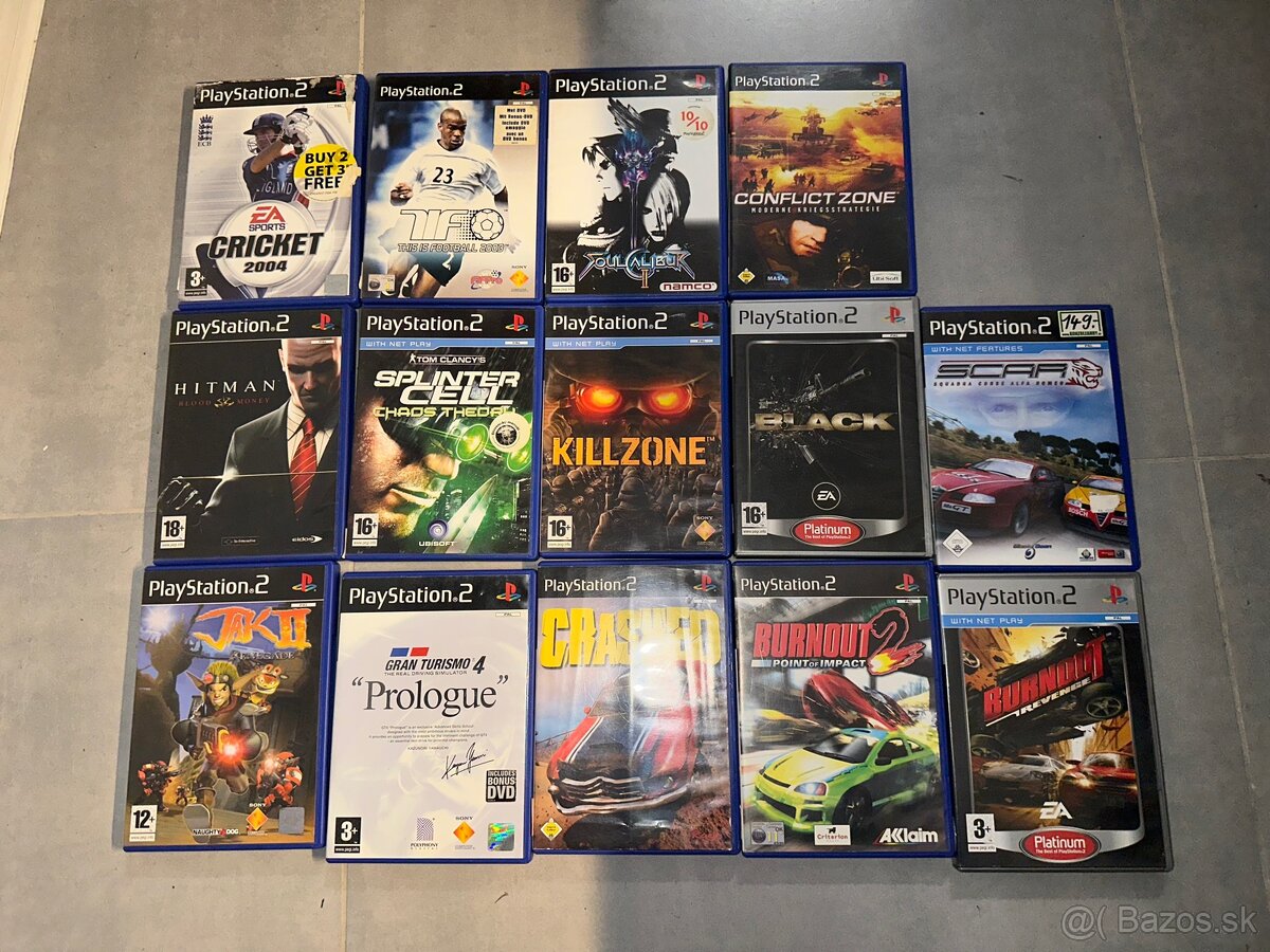 Predam používané Hry na Sony Playststion 2