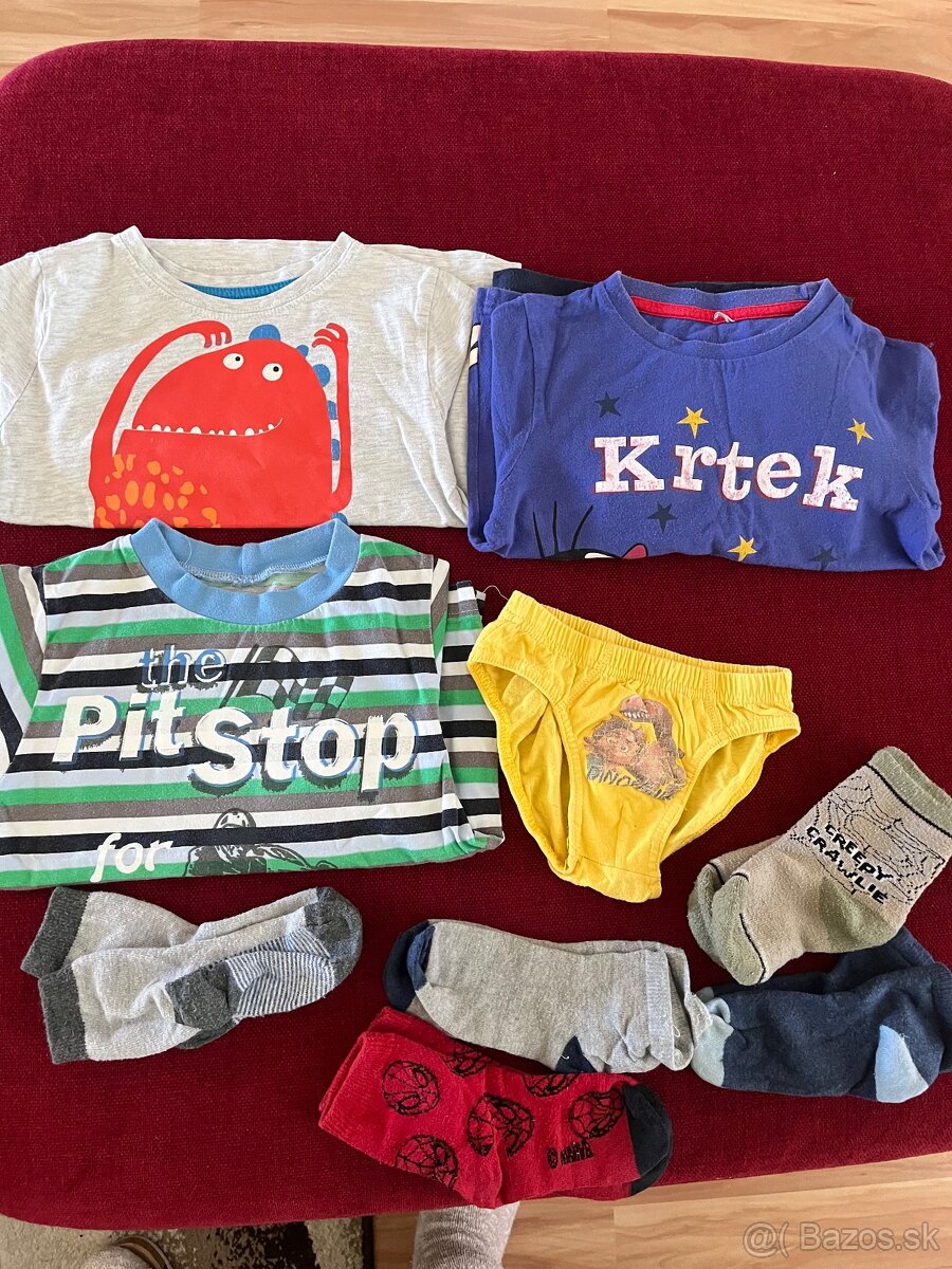 Chlapčenské oblečenie veľkosť 98 - balik