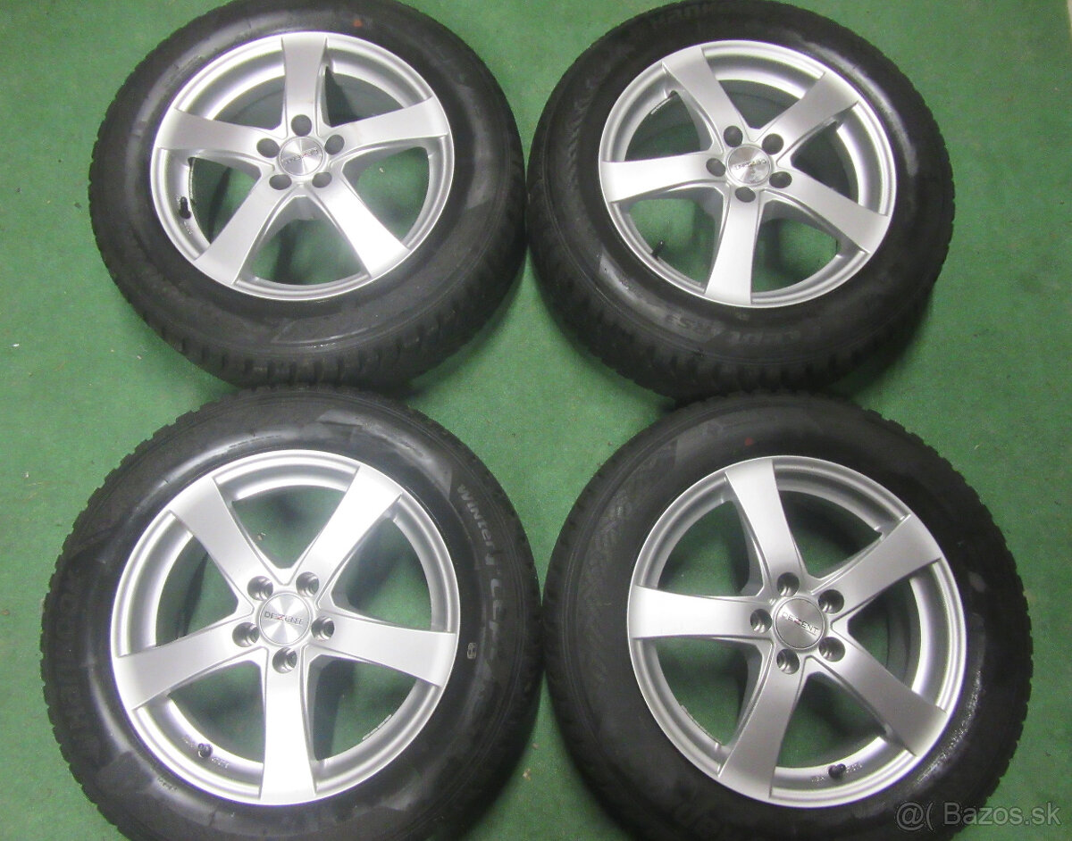 R16 Zimná sada DEZENT rozteč 5x100 205/60R16 HANKOOK