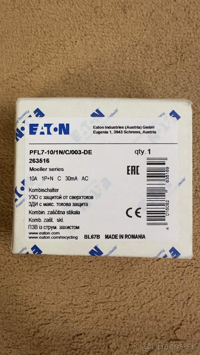 Prúdový chránič C-10