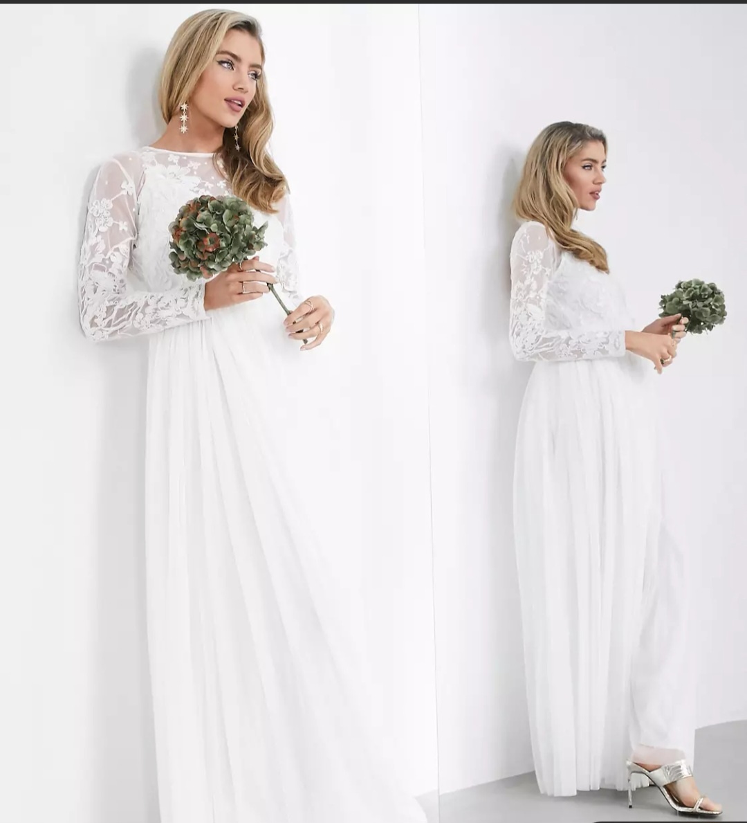 Svadobné šaty zn. Asos