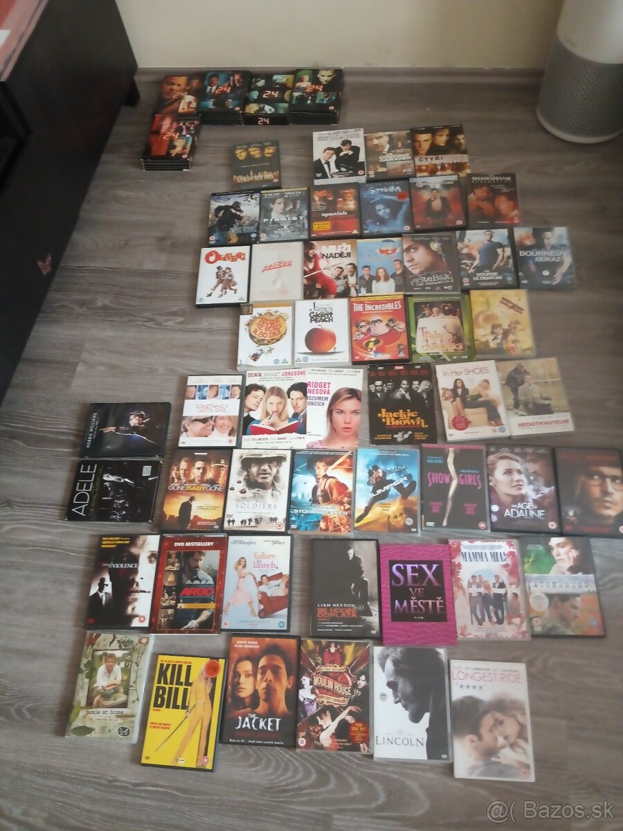 Dvd filmy originál cez 100 ks