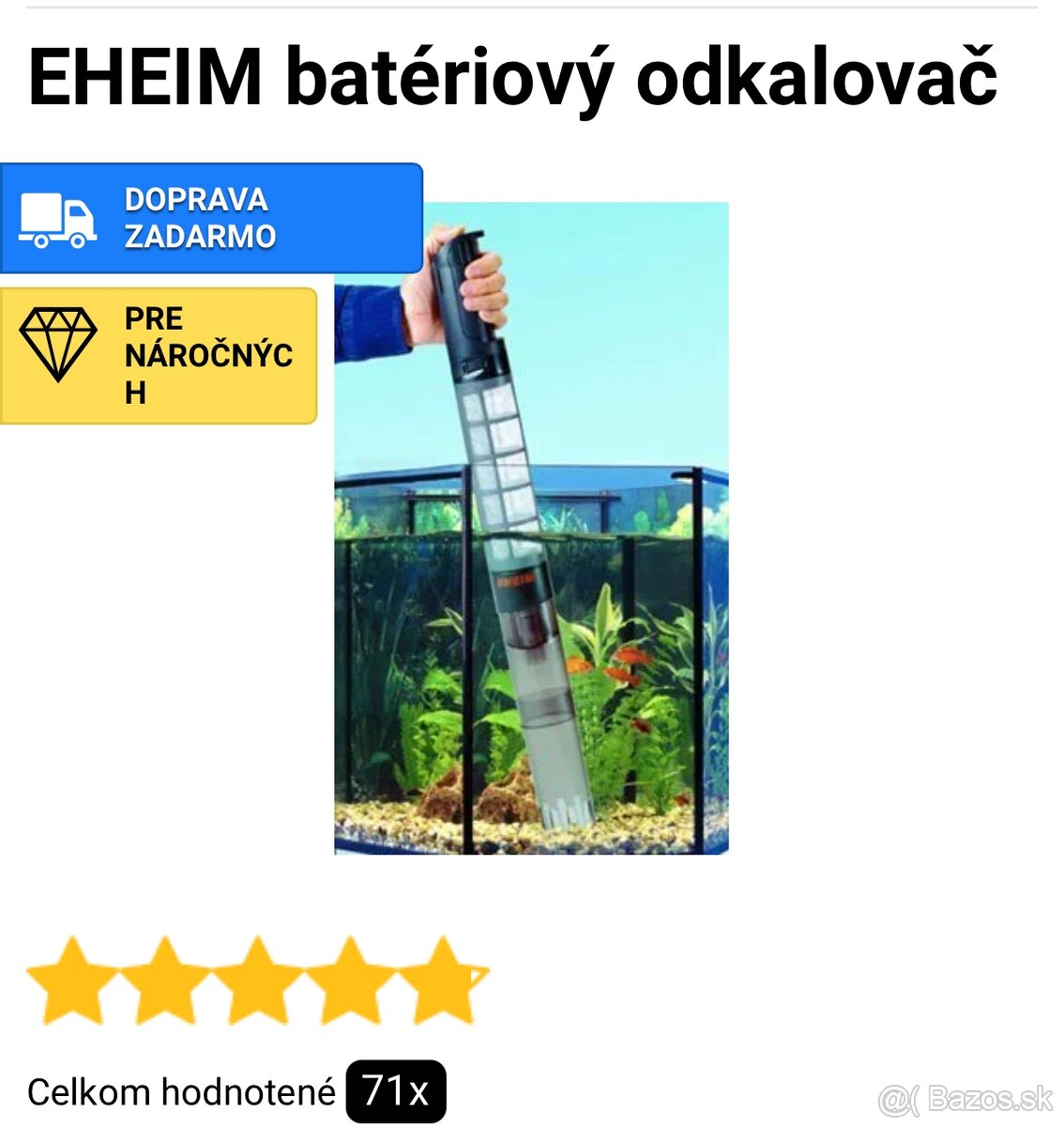Bateriový odkalovač Eheim