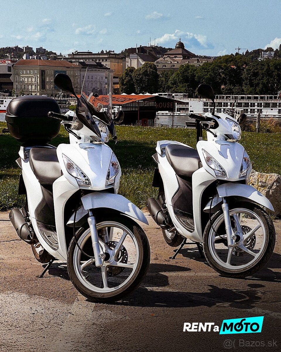Prenájom skútrov od 12€ na deň pre kurierov
