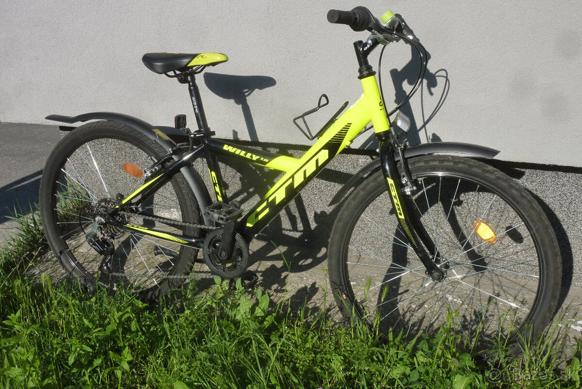 AKO NOVÝ:det.CTM Willy 24 bicykel,rok:2024,s výbavou navyše