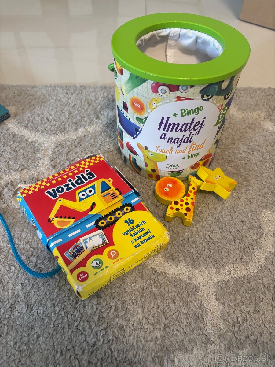 Montessori hračka Hmataj a nájdi +grátis kartičky