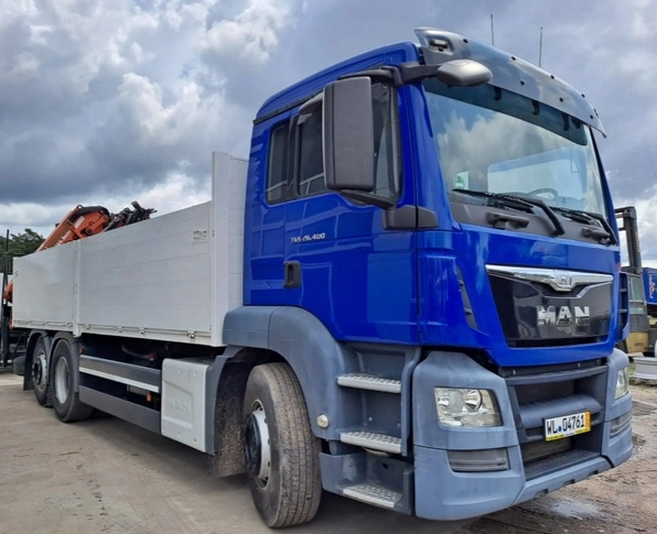 9300 - MAN TGS 26.400 - 6x2 - Valník + HR-ATLAS 165,2-A4 – E