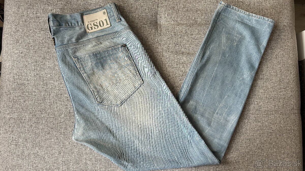 Pánske,kvalitné,štýlové džínsy G STAR RAW - 36/34