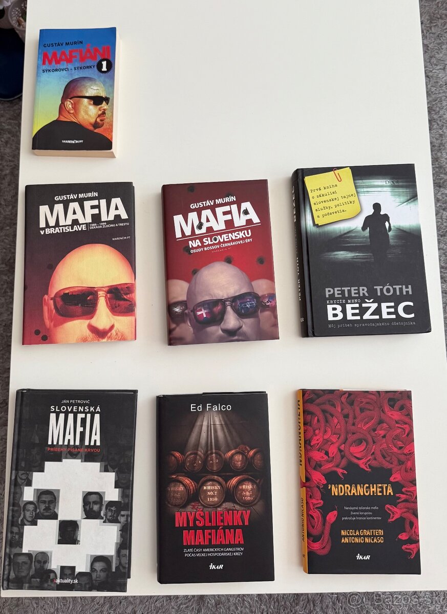 Knihy - Mafiáni, Slovenská Mafia, Bežec, Mafia v Bratislave