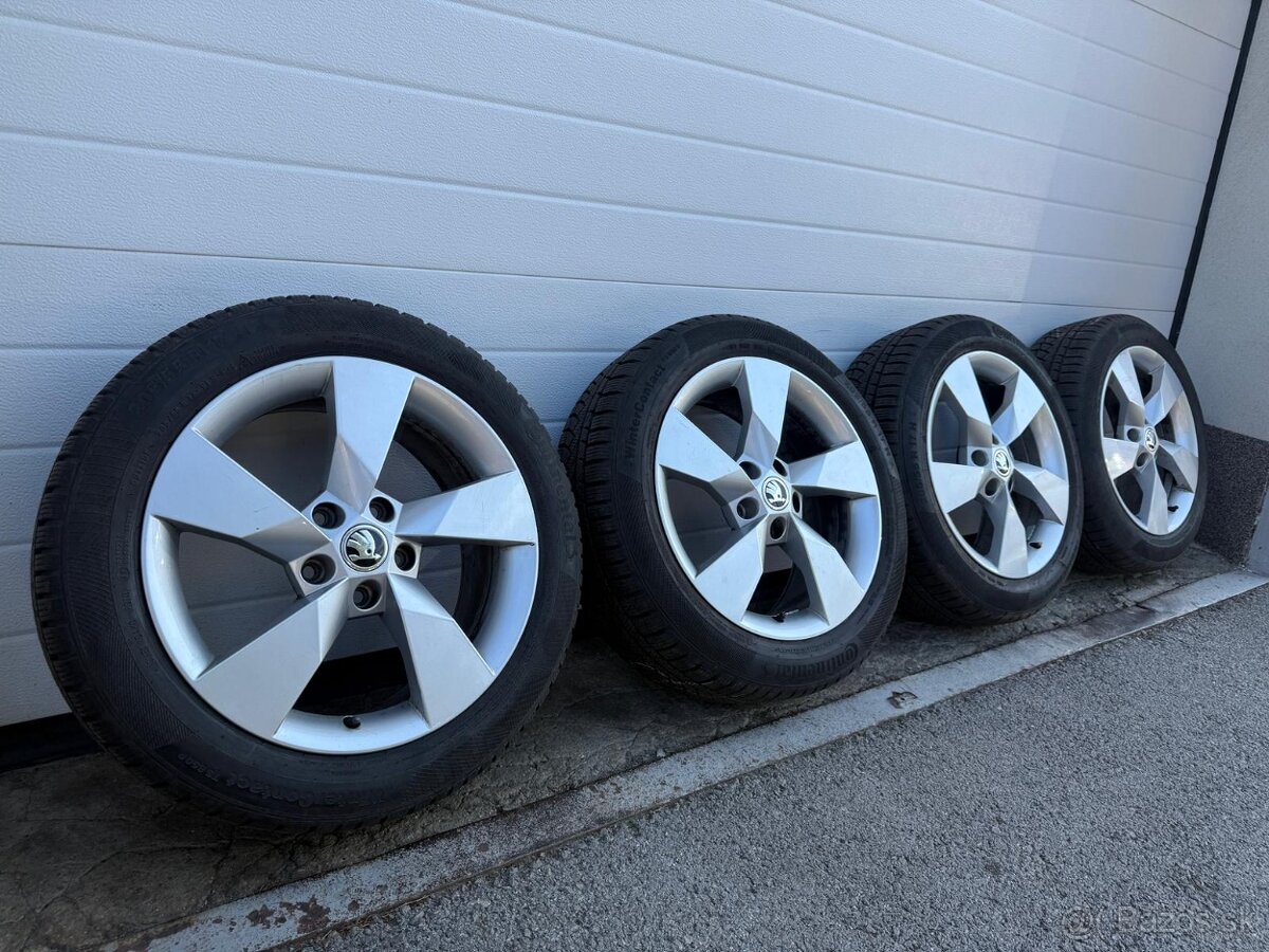 OIGINAL ŠKODA OCTAVIA DISKY 5x112 R17 205/55 R17 ZIMA 2